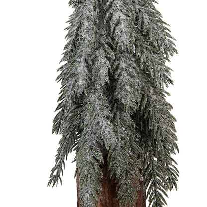 Mini Kunstkerstboom Ø 15x44 cm Groen Hout