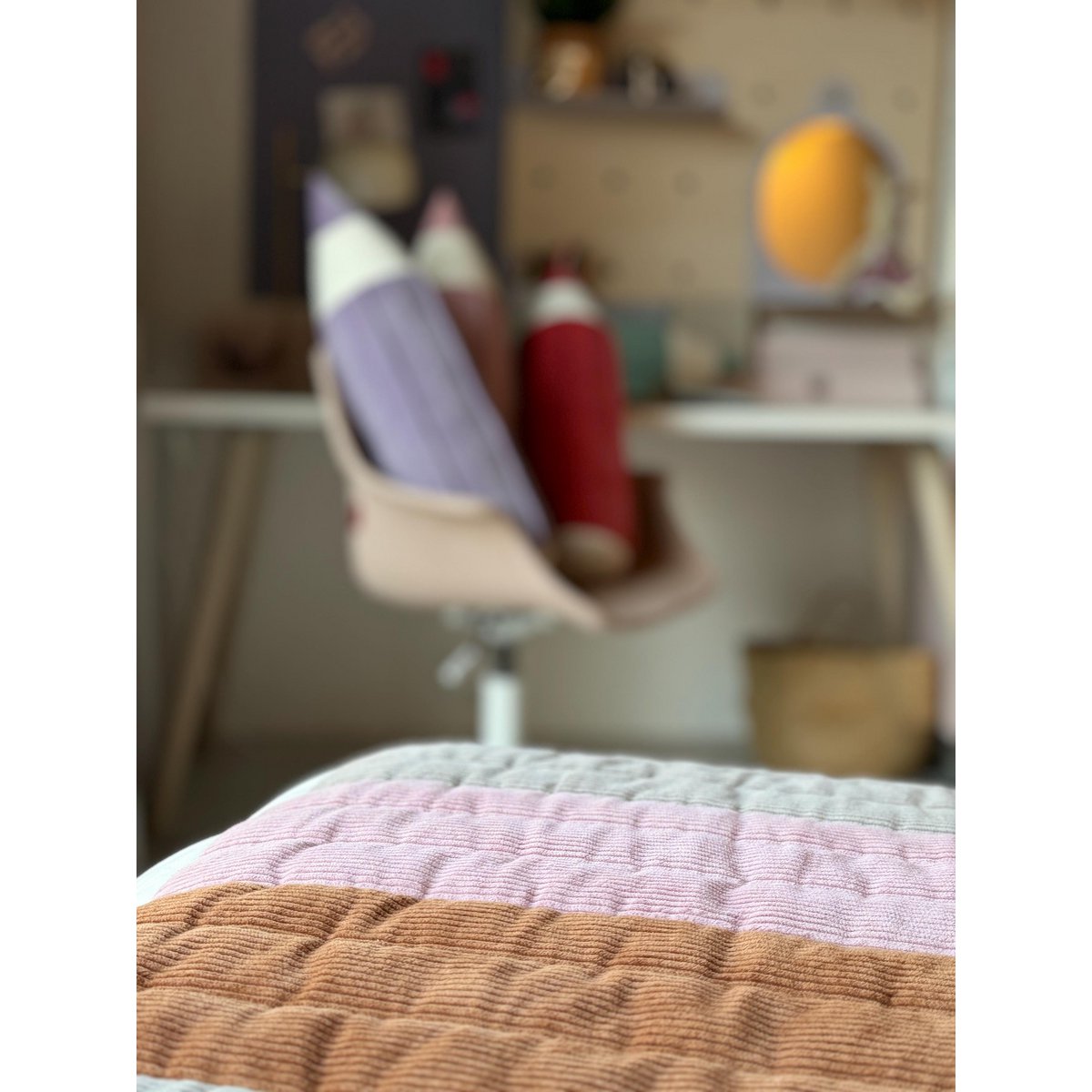 Crayon Corduroy Speelmat Pastel Terug Naar School Decor