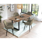 Dining set 5-piece 160x90 cm