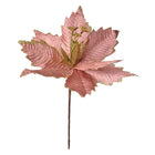 Kunstplant Kerstster Ø 24x27 cm roze