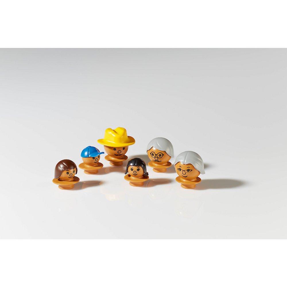 Plasticant Mobilo 128 figures - 6 parts, brown