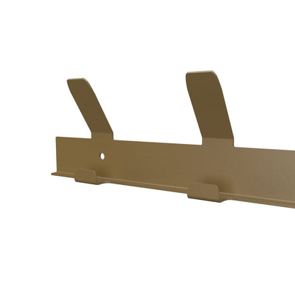 Wandkapstok 50 cm goud metaal