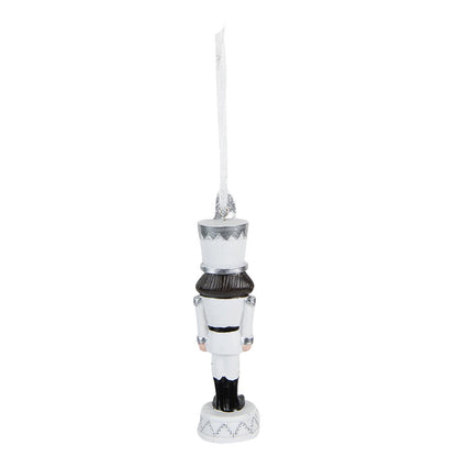 Notenkraker beeld 13 cm wit kunststof