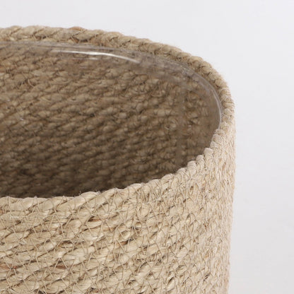 Plantenmand set jute crème 3 stuks Ø12-16 cm