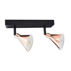 Two LED Wall And Ceiling Spot Copper With Adjustable Spots