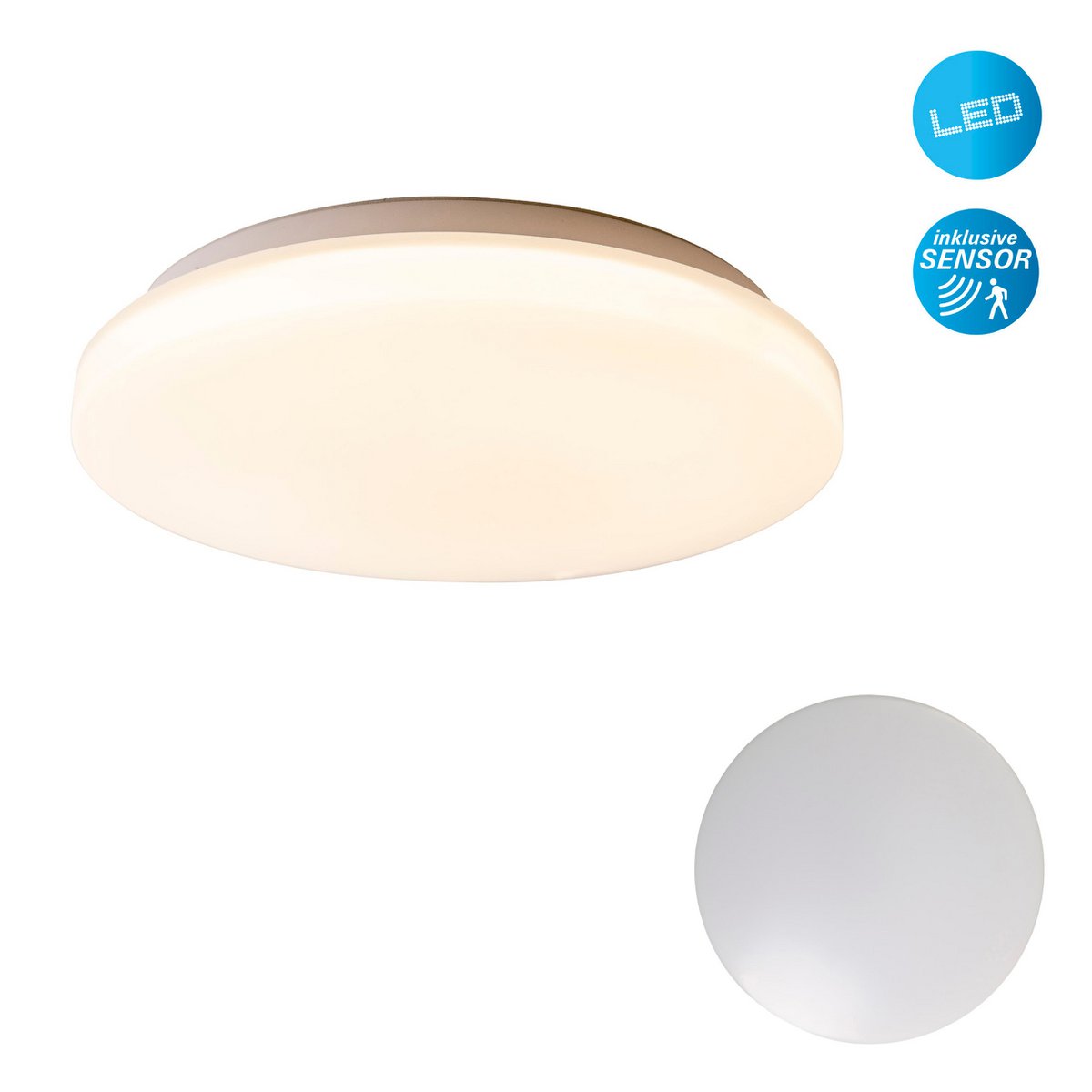 LED ceiling light "Fontana" with motion detector
