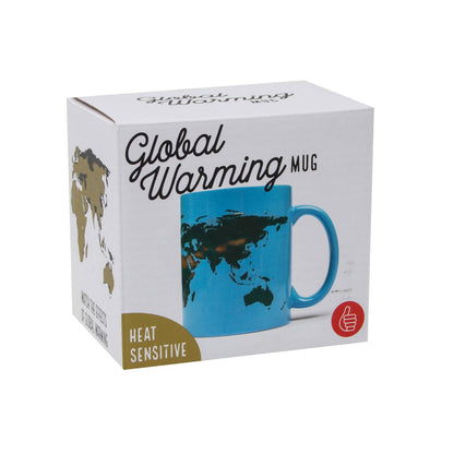 Mok 300 ml keramiek warmtegevoelig blauw groen bruin