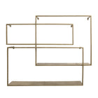 Wandrek set 3 stuks goudkleurig ijzer