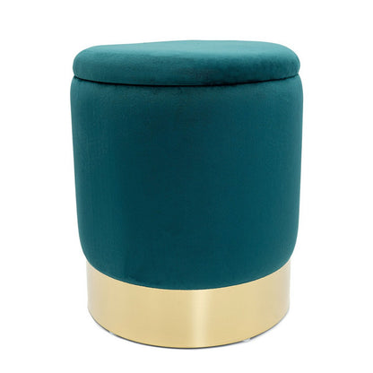Ottomane met opbergruimte 31x38 cm velours