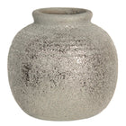 Vase 8 cm Grey Ceramic Indoor Flower Pot