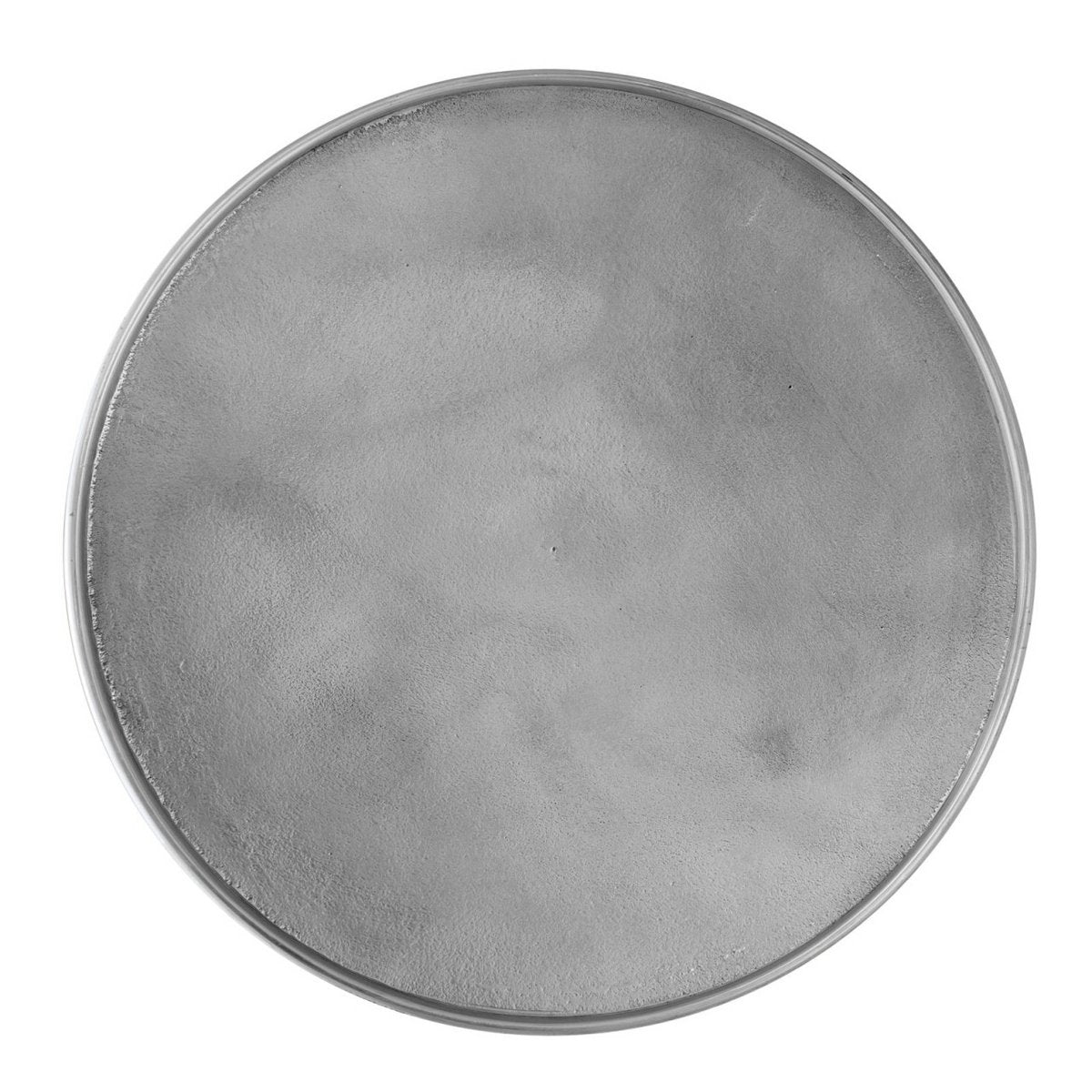 Ronde Aluminium Bijzettafel Cairo 40 Cm Zilver Of Goud