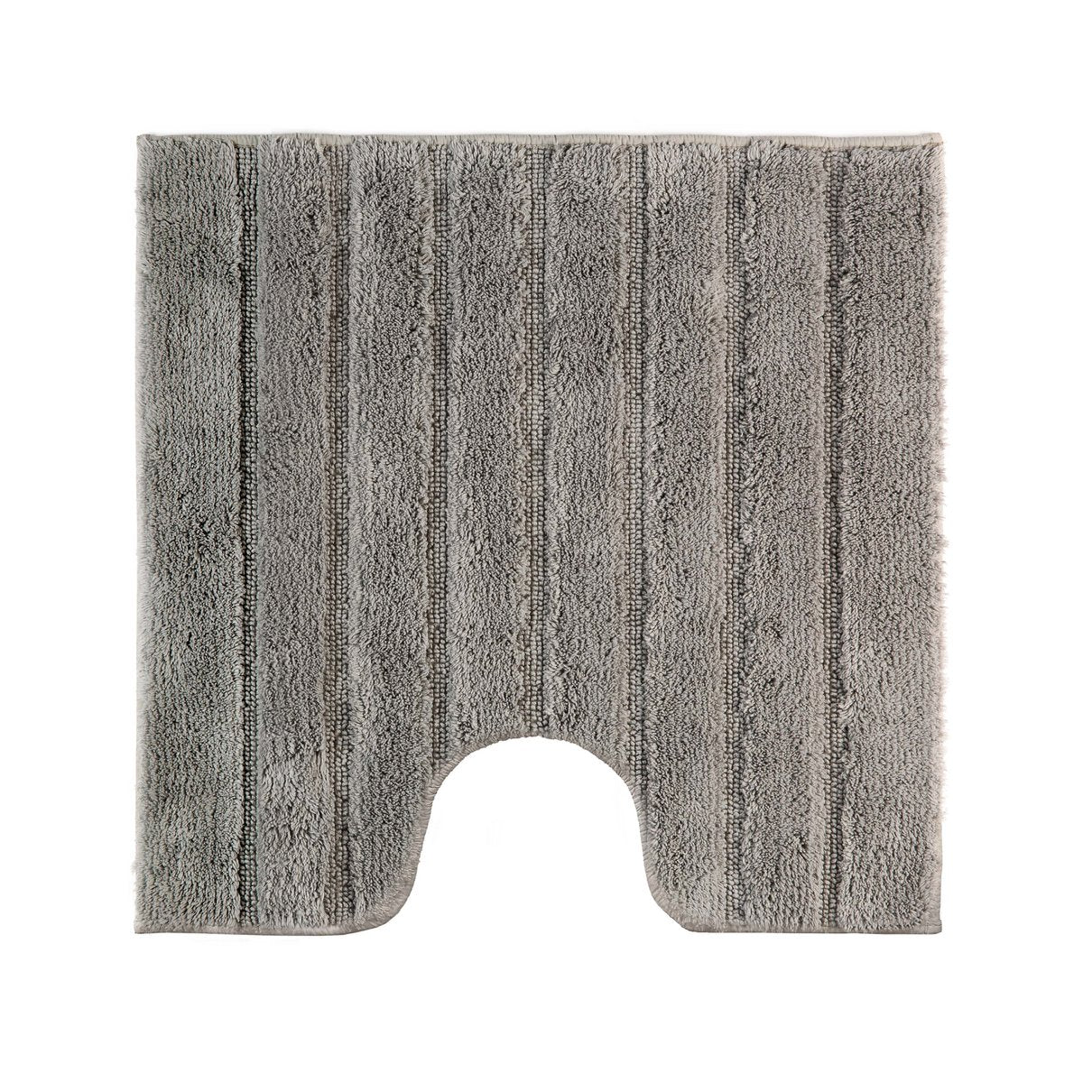 Badmat 59x59 cm katoen slategrey