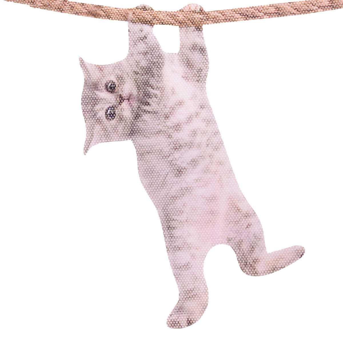 Ride with Hanging Cat - Window Sticker "Cat"