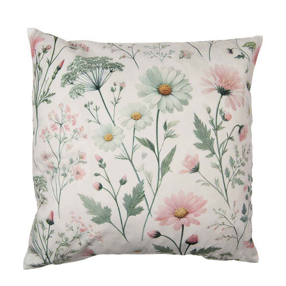 Kussenhoes 45x45 cm beige polyester