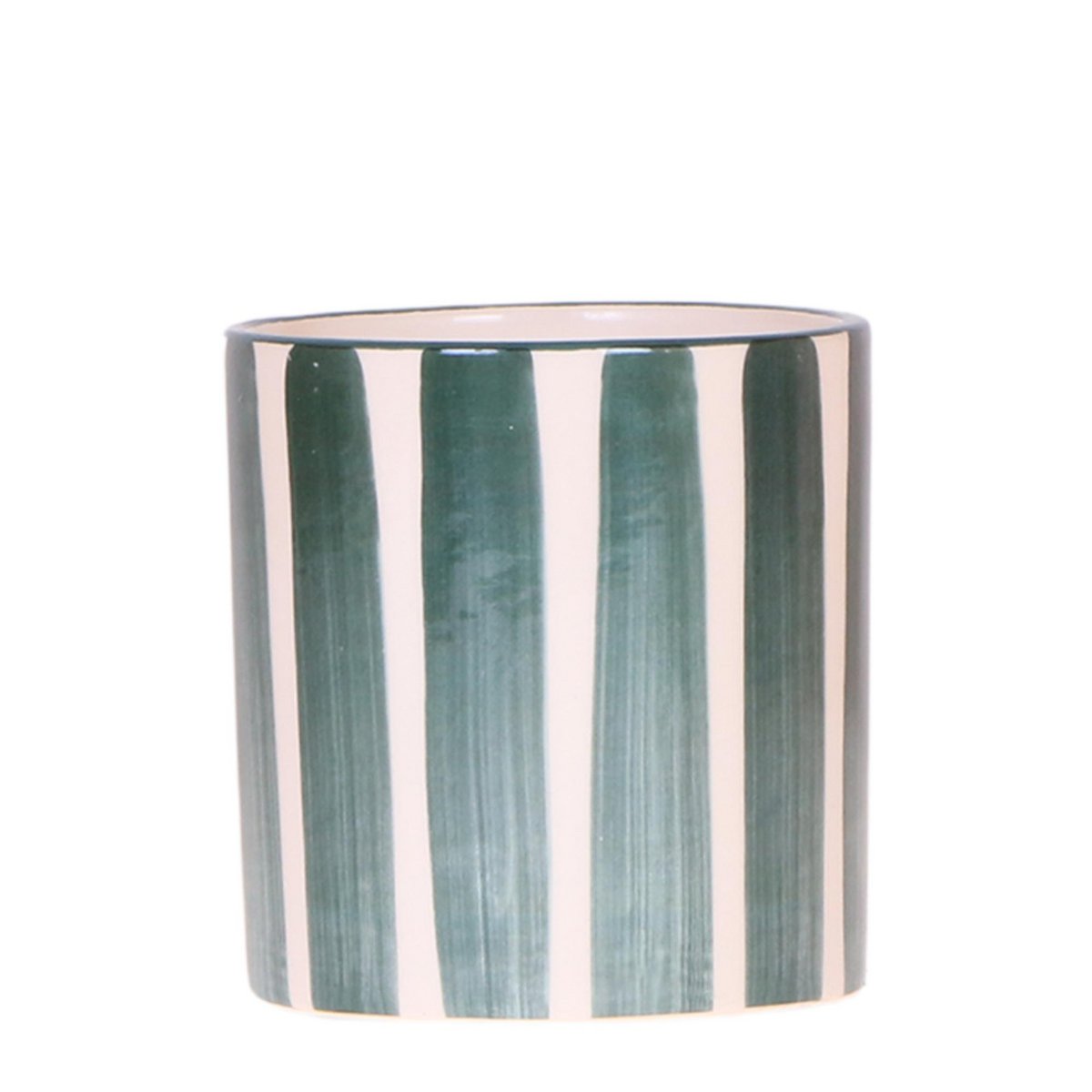 Sierpot groen Ø9 cm keramiek