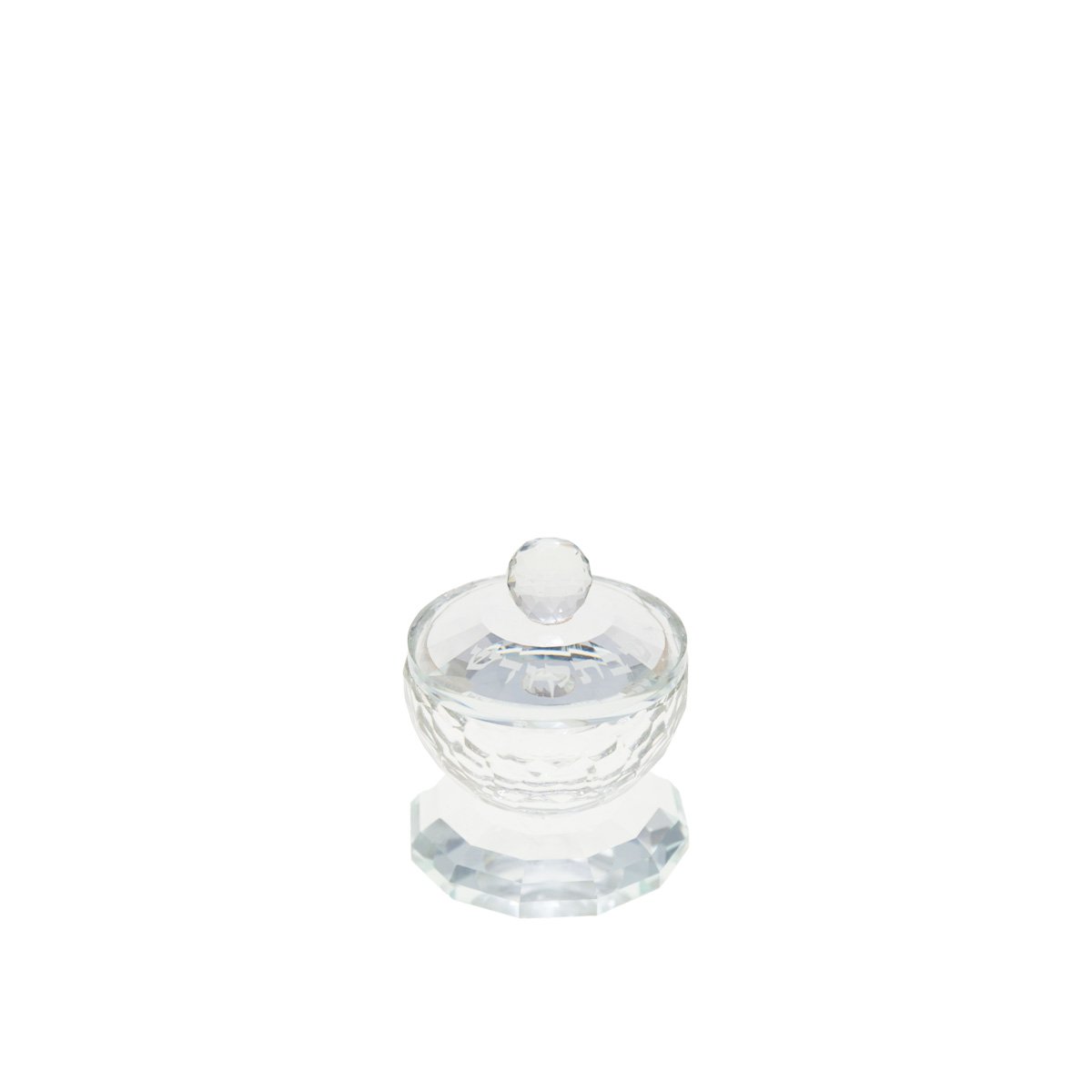 Transparent Crystal Style Salt Shaker with Lid