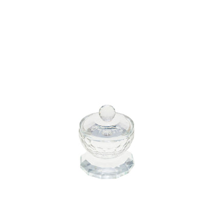 Transparent Crystal Style Salt Shaker with Lid