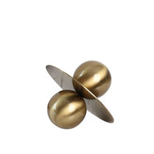 Metalen bol ornament 20x20 cm goud