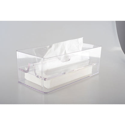 Acrylic tissue box