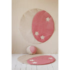 Speelkleed rond 120 cm roze beige fluweel
