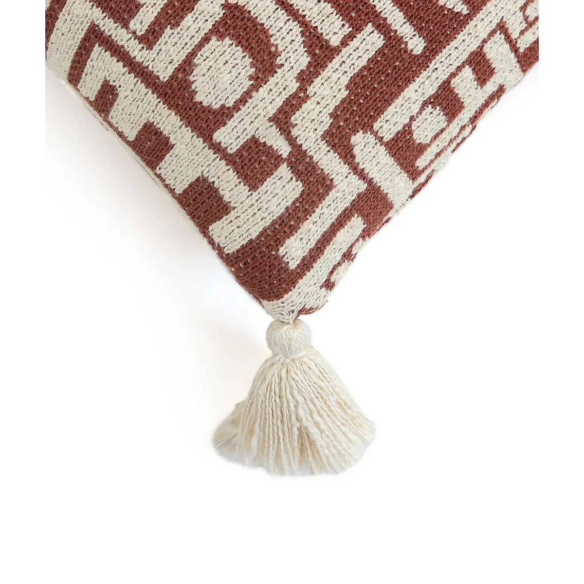 Dark Coffee – Cushion Cover – Ethnic Pattern – 45×45 cm – Urbane Hide