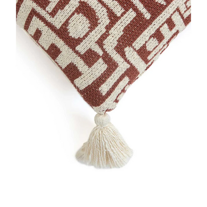 Dark Coffee – Cushion Cover – Ethnic Pattern – 45×45 cm – Urbane Hide