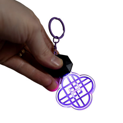 KPop Demon Hunters - Glow-in-the-Dark Acryl Sleutelhanger - Huntr/x