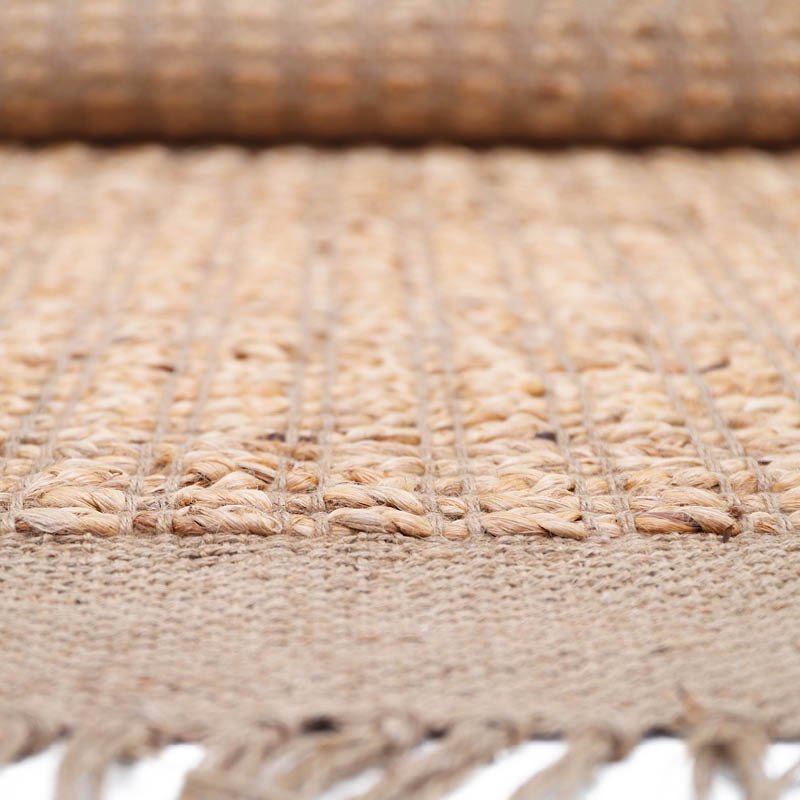 Vloerkleed jute 110x170 cm naturel