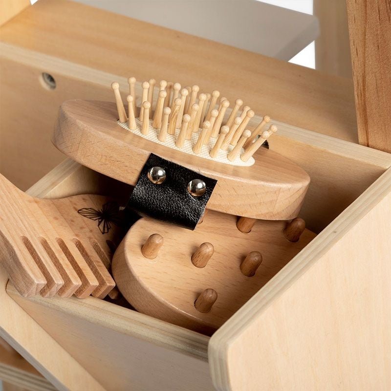 Verzorgingsset stokpaardje hout