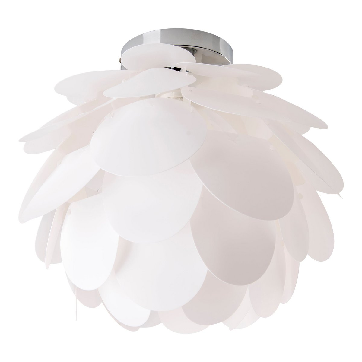 Tafellamp Fora Metaal en Wit Plastic Met E27 Aansluiting