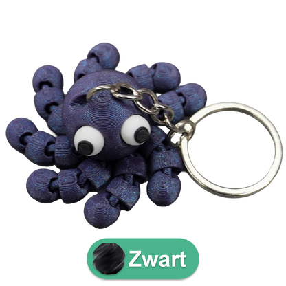 Sleutelhanger octopus PLA beweegbaar