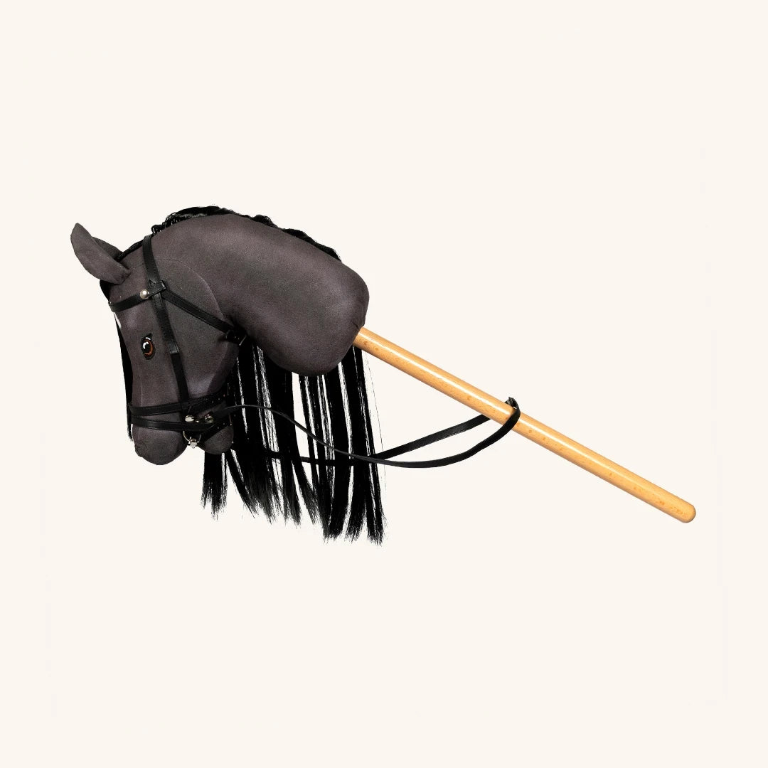 Stokpaard Thor zwart