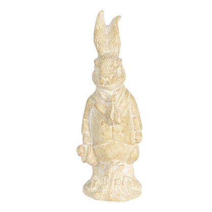 Figure Rabbit 11 cm White Plastic Home Accessories