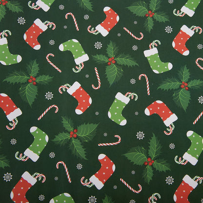 Wrapping Paper 3 Rolls 50x75 cm Green Paper