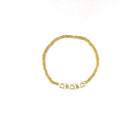 Luna Leena Children's Bracelet Hearts Gold Handmade Nepal