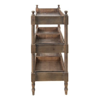 Wandtafel 99x44x99 cm hout bruin
