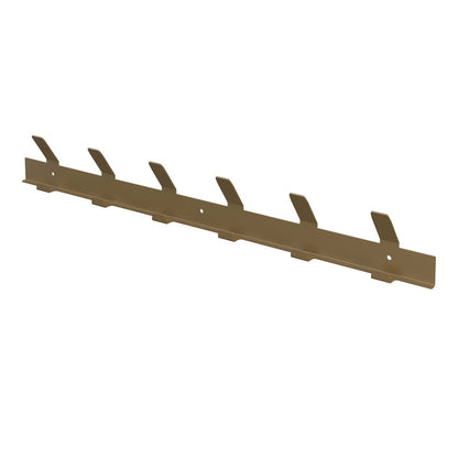 Wandkapstok 50 cm goud metaal
