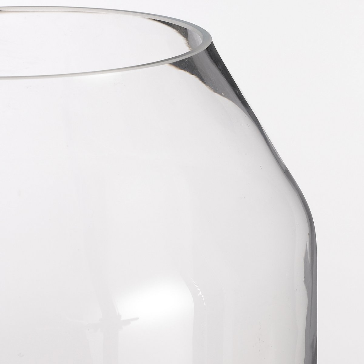 Vaas glas transparant 33x25 cm