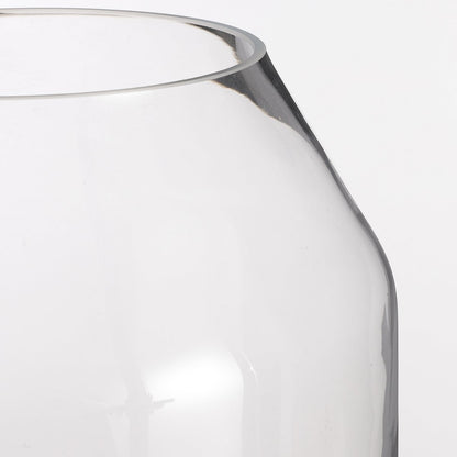 Vaas glas transparant 33x25 cm