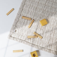 Babyrustdeken 87x100 cm katoen beige goud