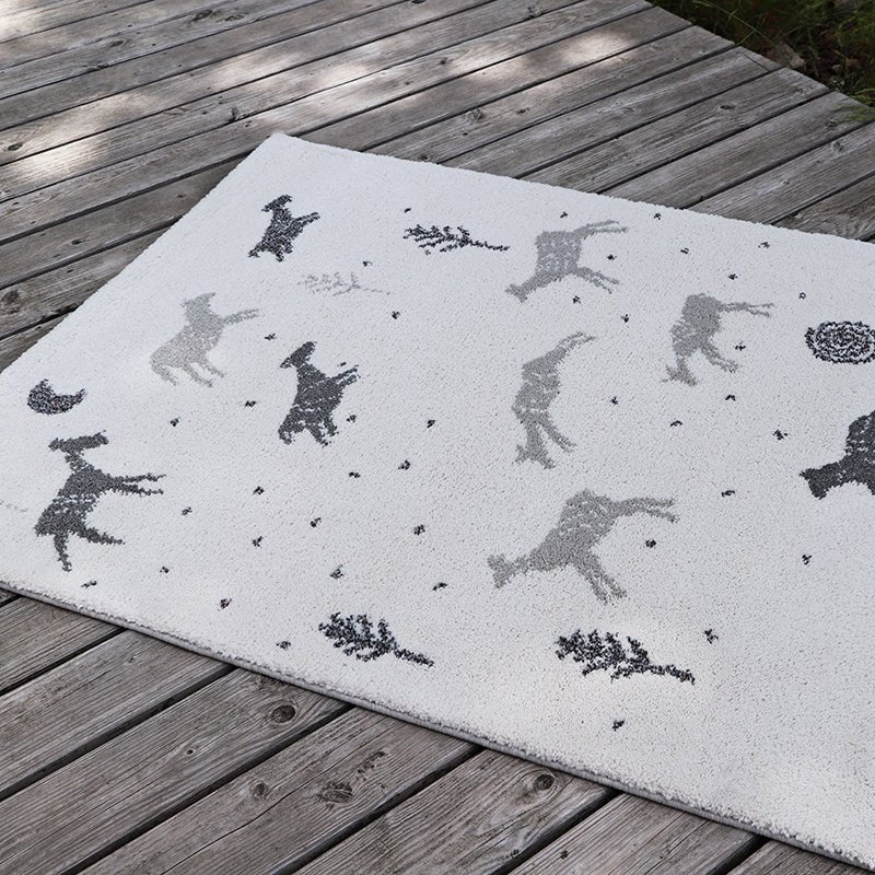 Kindertapijt 120x170 cm gerecycled materiaal wollook