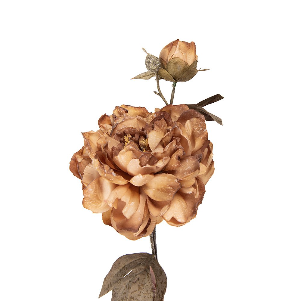 Kunstbloem 73 cm beige kunststof