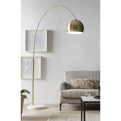 Booglamp messing marmer 181-205x165 cm