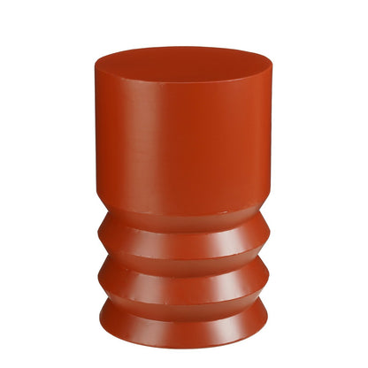 Bijzettafel 30x46 cm rood ijzer