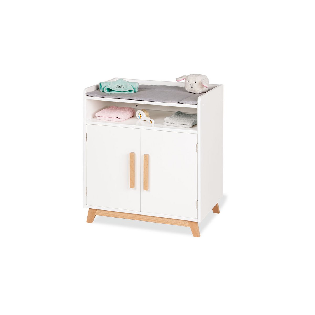 Pinolino Dolls Table Marit 2 Pieces White Beech MDF Play Set