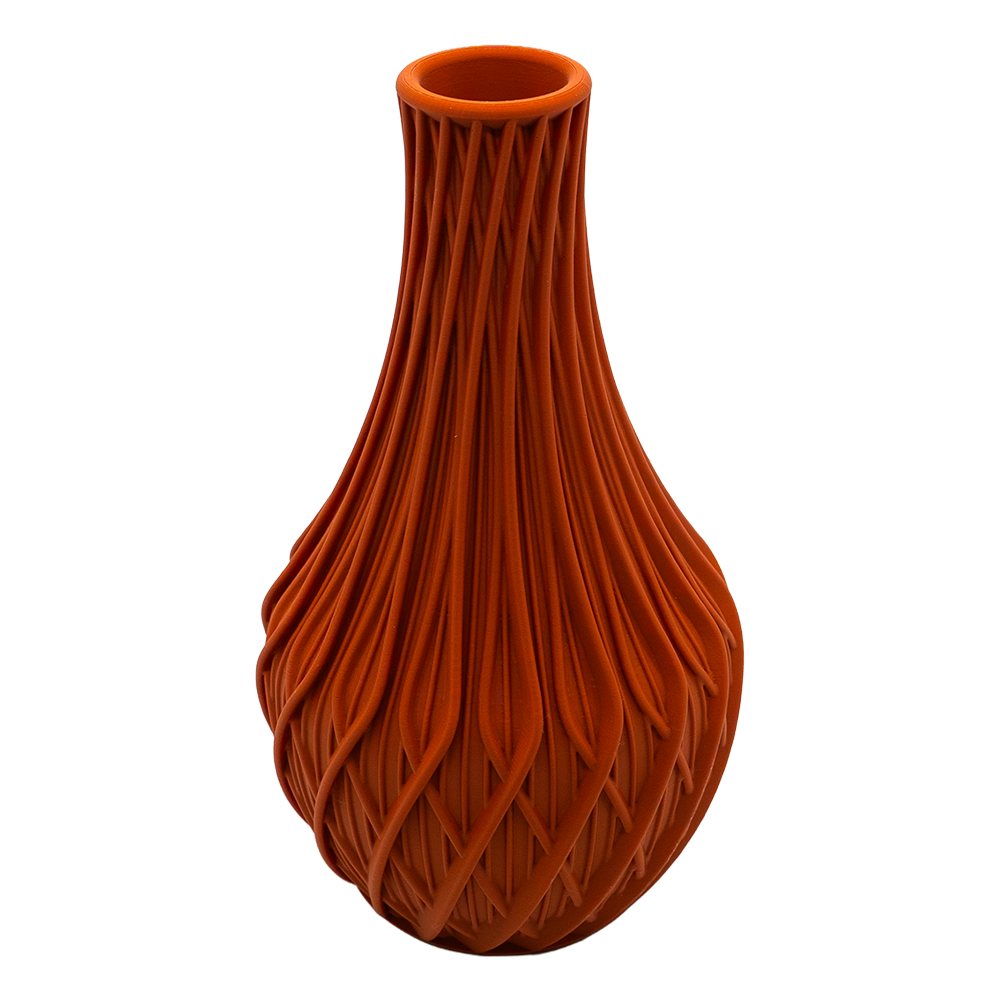 3D vaas 20 cm donker blauw PLA