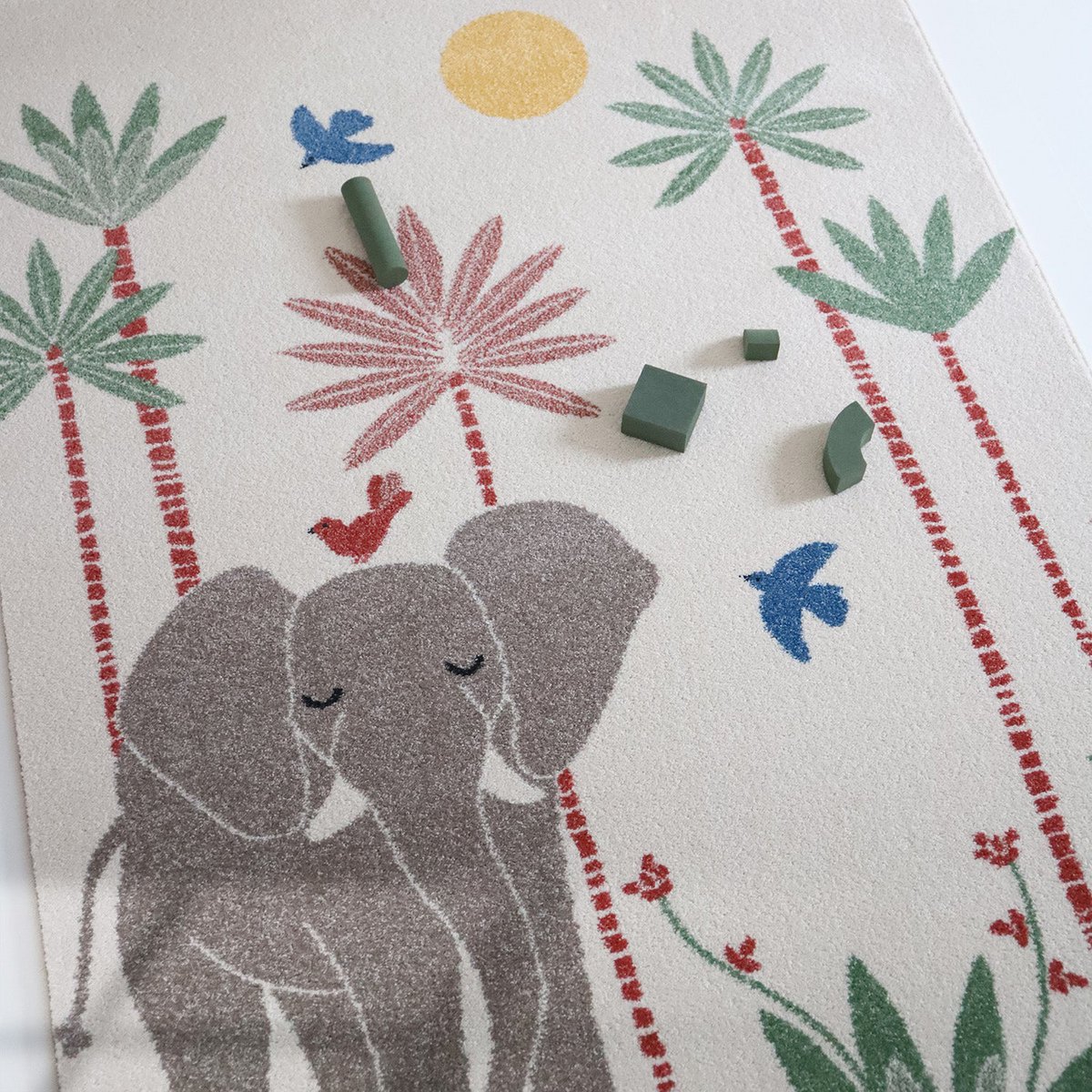 Kinderkamerkleed olifant 120x170 cm