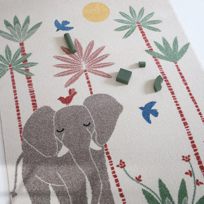 Kinderkamerkleed olifant 120x170 cm