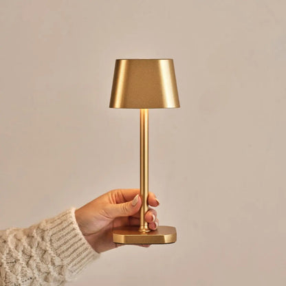 Tafellamp goud draadloos dimbaar 30 cm