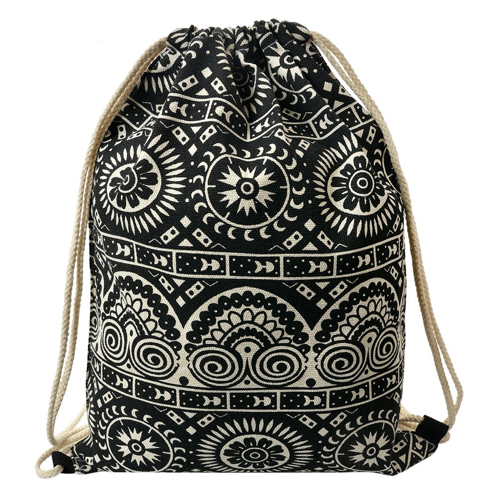 Backpack Black, Synthetic 34x1x43 cm